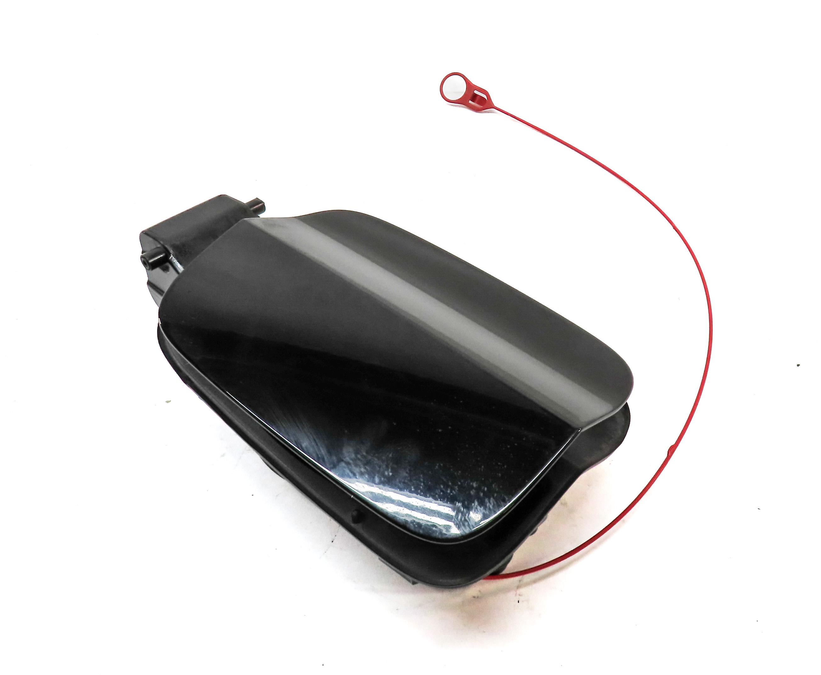 15-18 AUDI A3 S3 8V FUEL TANK FILLER GAS TANK DOOR FLAP COVER w/HOUSING (BLACK) — exact item pictured